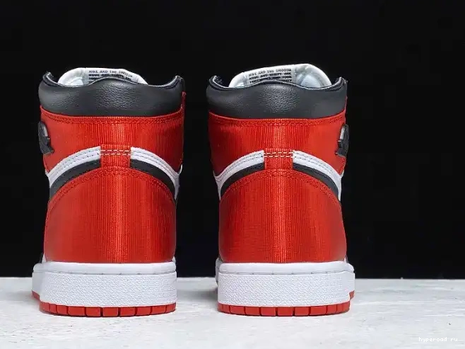 Black Retro CD0461-016 Satin Air High Jordan 1 Toe 0414